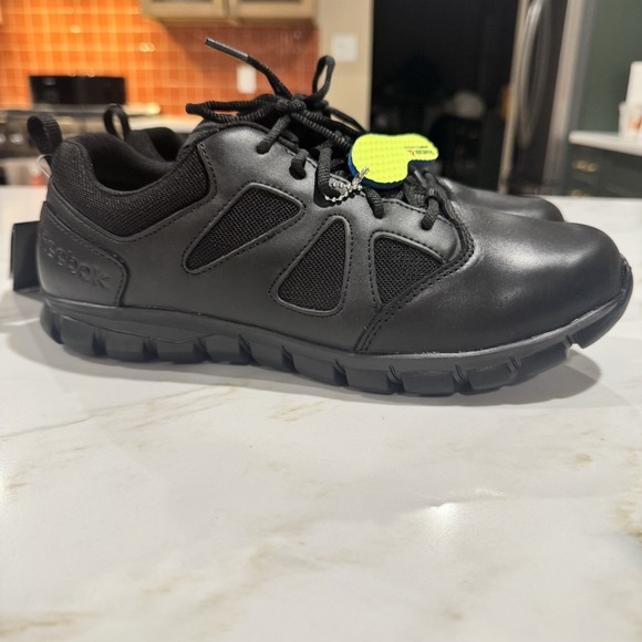 NEW Reebok Men's Size 9.5 Wide Sublite Cushion Tactical Shoes Sneakers Black - Picture 4 of 13